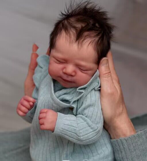 Zero Pam®️Reborn Babypuppen 18 Zoll weiche Silikon Babypuppen Stoffkörper schlafend realistische Neugeborenenpuppe wie ein echtes Baby für Mädchen Jungen Geschenke