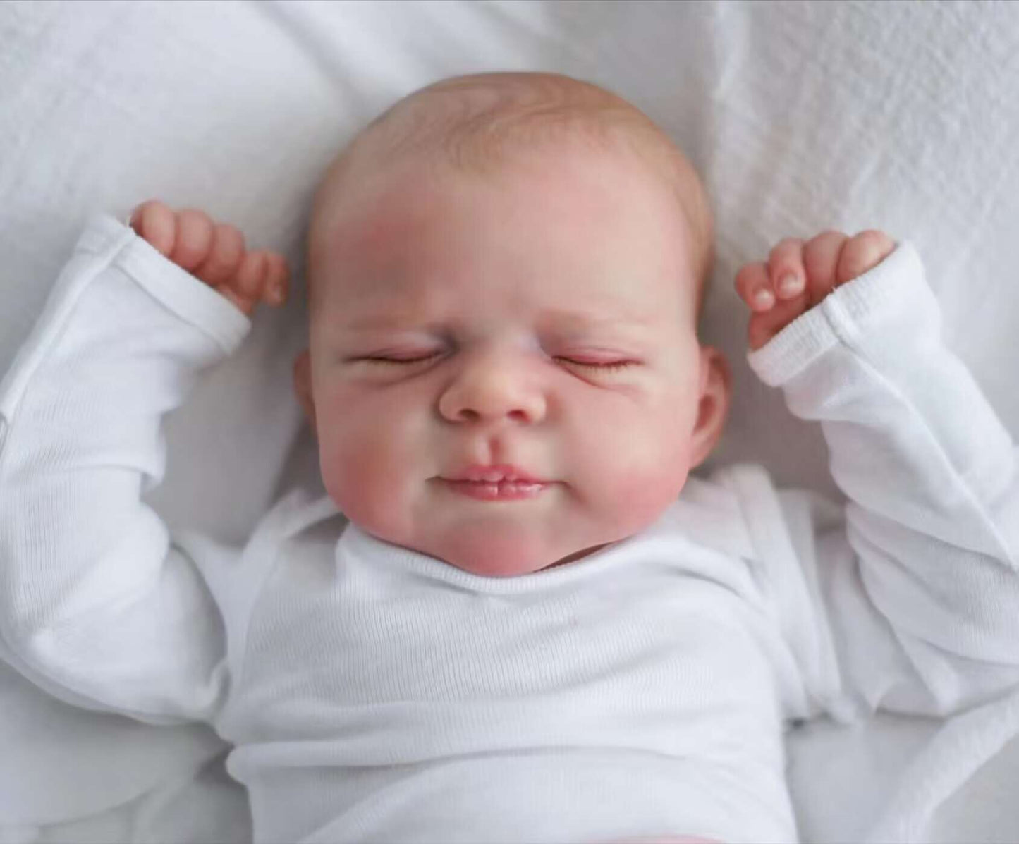 Zero Pam®️18 Zoll (45 cm) schlafende Reborn-Babypuppen, die echt aussehen, Neugeborenes aus Silikon, realistischer Puppenkörper aus weicher Baumwolle, lebensechte Adern