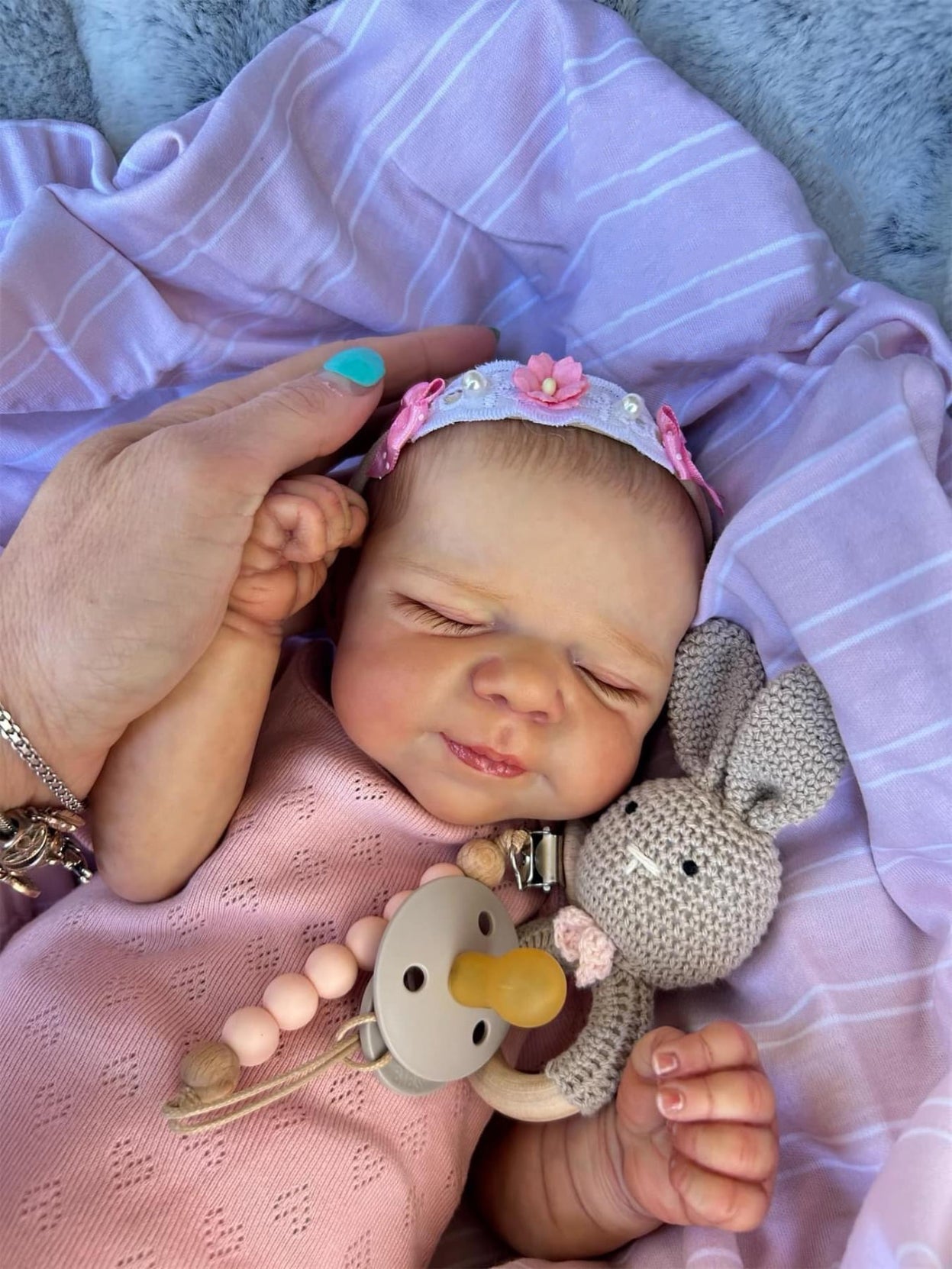 Zero Pam®️Realistische Reborn-Babypuppen, die wie echte Kleinkindpuppen aussehen, 19 Zoll, weicher Körper, Silikon, Baby-Neugeborenenpuppen, schlafende Mädchen und Jungen mit 3D-Haut