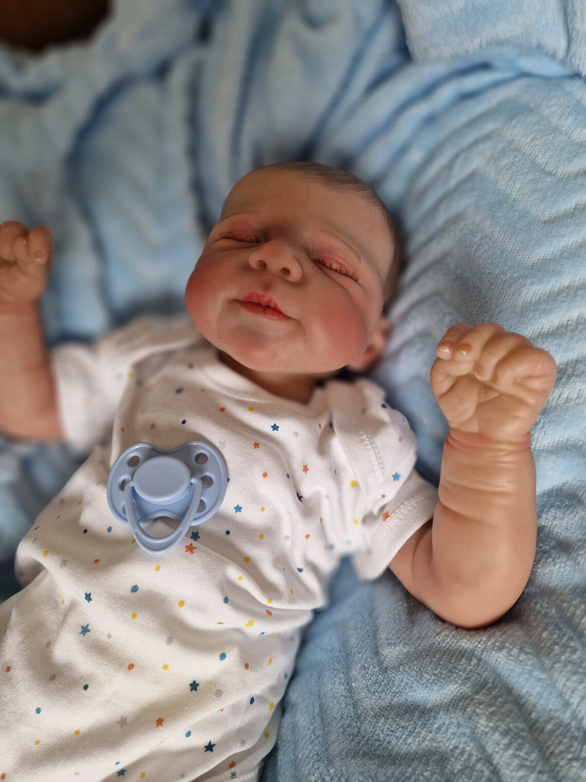 Zero Pam®️Reborn-Babypuppen mit geschlossenen Augen, 18 Zoll, realistische Neugeborenen-Babypuppe, weich, wiedergeboren, Frühchen, Junge, Geburtstags-/Weihnachtsspielzeug