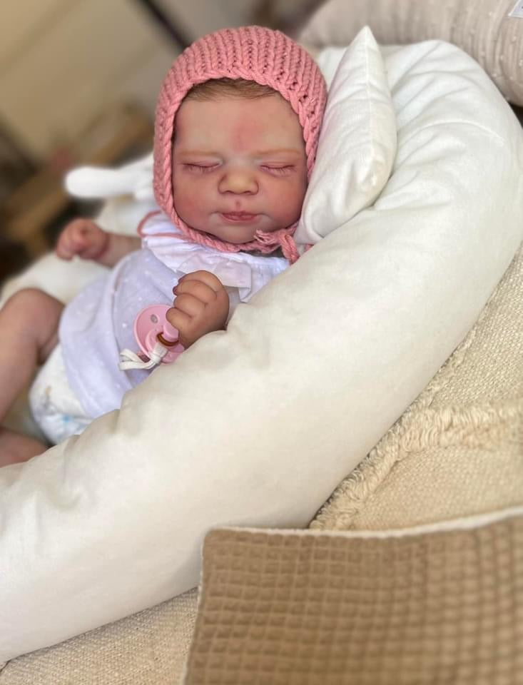 Zero Pam®️Realistische Reborn-Babypuppen, 18 Zoll, weicher Stoffkörper, Neugeborenenpuppe für Jungen und Mädchen, die echt aussehen, mit echten Adern, für Kinder ab 3 Jahren