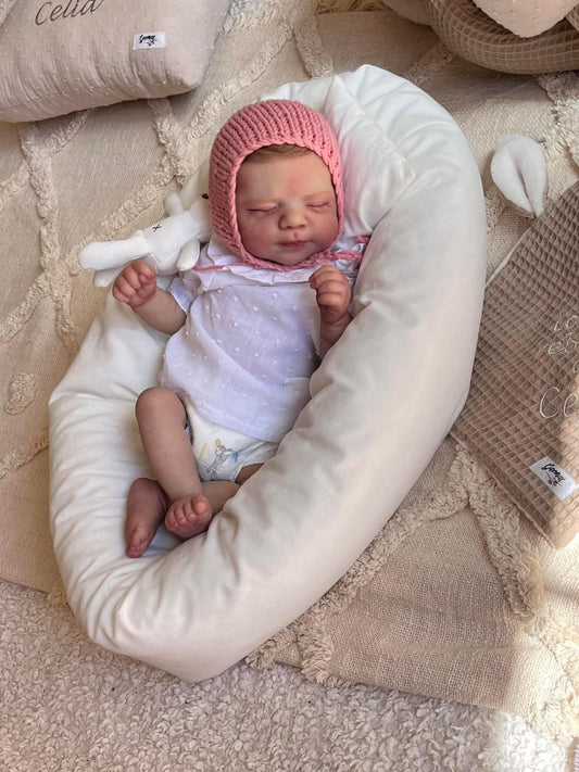 Zero Pam®️Realistische Reborn-Babypuppen, 18 Zoll, weicher Stoffkörper, Neugeborenenpuppe für Jungen und Mädchen, die echt aussehen, mit echten Adern, für Kinder ab 3 Jahren