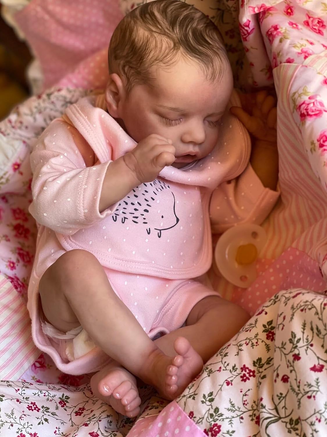 Zero Pam®️Reborn-Babypuppen aus Silikon, ganzer Körper, 18 Zoll, realistische Neugeborenen-Mädchenpuppen, sehen echt aus, schlafende, wasserdichte Babypuppen