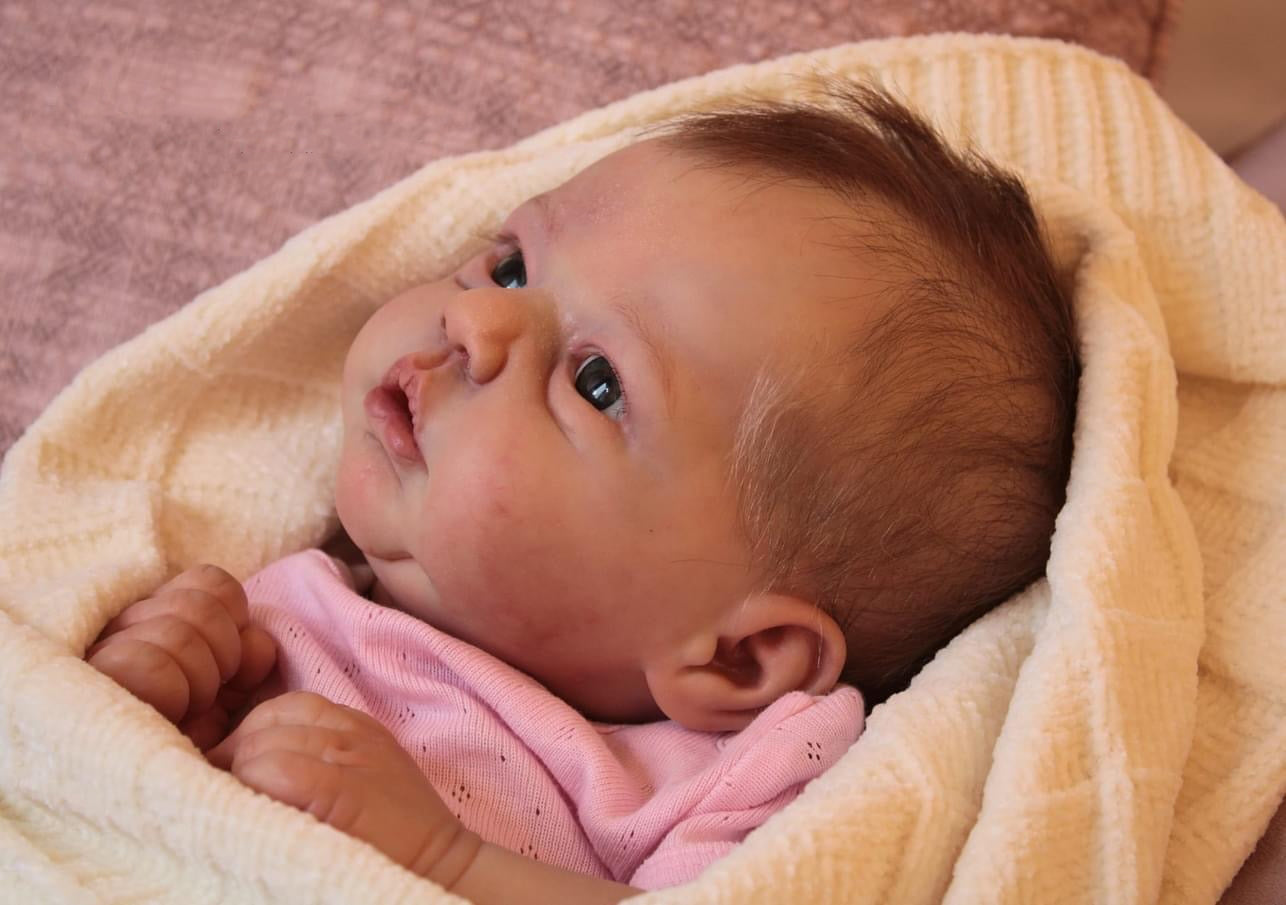 Zero Pam®️18 Zoll (45 cm) Reborn-Babypuppen, realistische Babypuppe mit weichem Baumwollkörper, die echt aussieht, lebensechte Frühchen-Babypuppen, weiches Babyspielzeug für Kinder