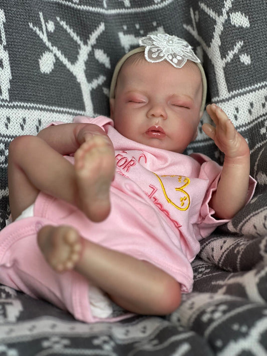 Zero Pam®️Realistische Reborn-Babypuppen, die echt aussehen. Zero Pam Babypuppe, 18 Zoll, lebensechter weicher Körper, Vinyl-Baby-Neugeborenenpuppen, Junge/Mädchen, Spielzeug, Weihnachtsgeschenk