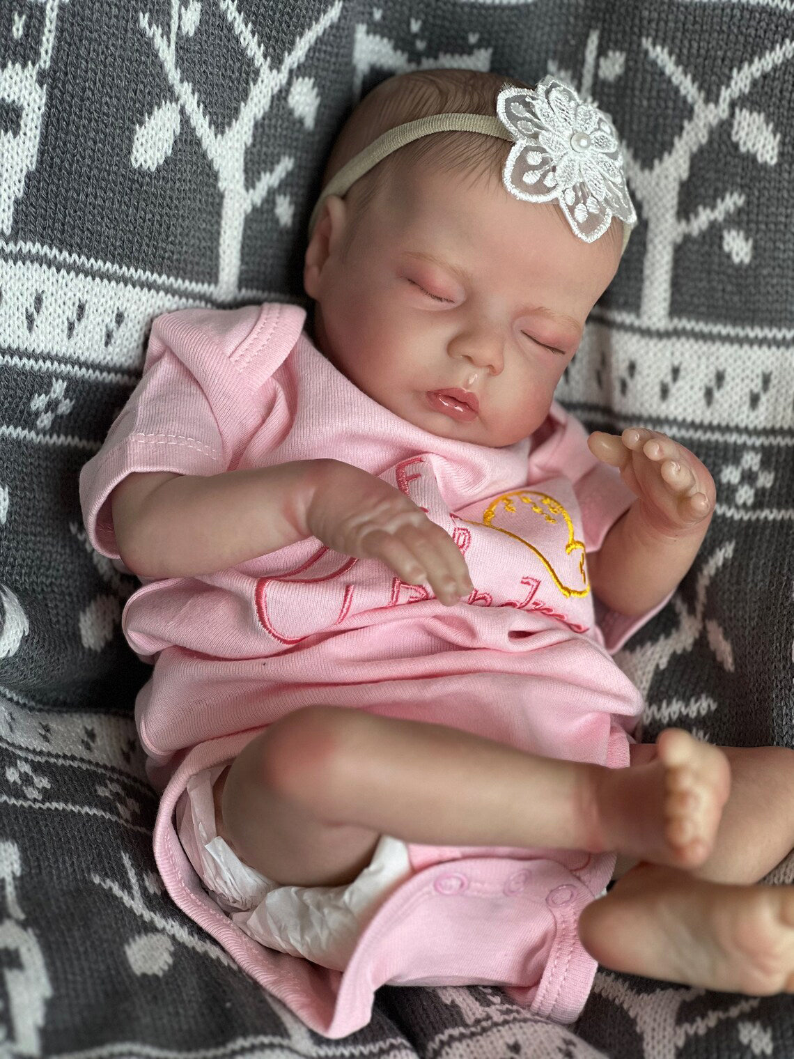 Zero Pam®️Realistische Reborn-Babypuppen, die echt aussehen. Zero Pam Babypuppe, 18 Zoll, lebensechter weicher Körper, Vinyl-Baby-Neugeborenenpuppen, Junge/Mädchen, Spielzeug, Weihnachtsgeschenk