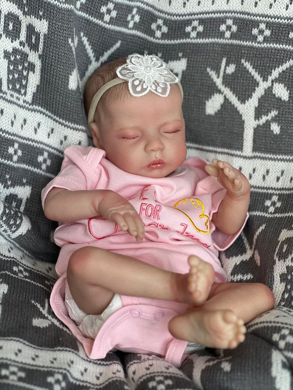 Zero Pam®️Realistische Reborn-Babypuppen, die echt aussehen. Zero Pam Babypuppe, 18 Zoll, lebensechter weicher Körper, Vinyl-Baby-Neugeborenenpuppen, Junge/Mädchen, Spielzeug, Weihnachtsgeschenk