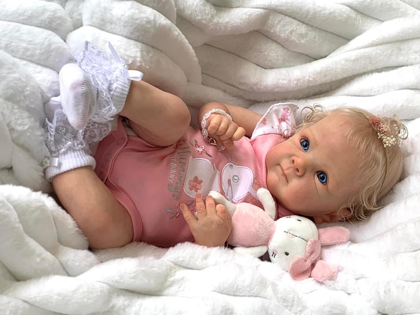 Zero Pam®️45 cm Reborn-Babypuppen, Silikon-Vinyl, Ganzkörper, realistische Neugeborenen-Kleinkindpuppe mit handgeknüpftem Haar, anatomisch korrekt, waschbar, Spielzeug-Geschenke