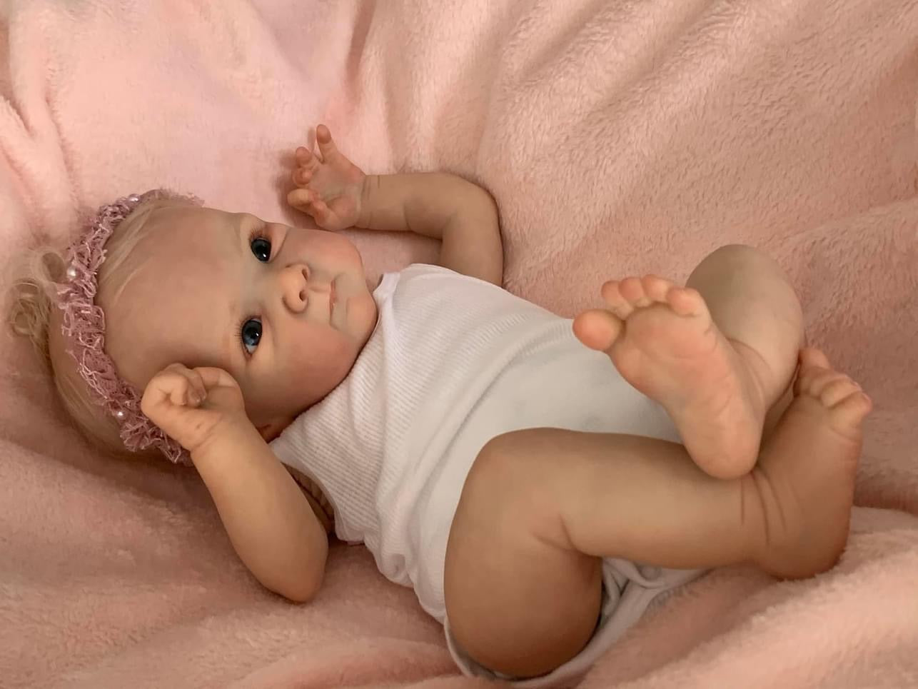 Zero Pam®️Reborn Baby Boy Puppen, realistische Neugeborenen-Babypuppen mit Ganzkörper aus weichem Vinylsilikon, 18 Zoll große, lebensechte Babypuppen für Kinder ab 3 Jahren