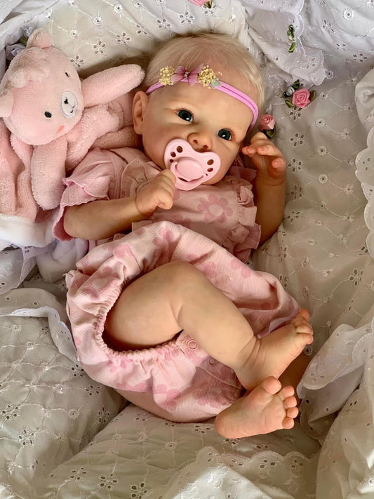 Zero Pam®️45 cm Reborn Babypuppen Mädchen 18 Zoll Realistischer Ganzkörper Silikon Vinyl Anatomisch korrekte Real Life Babypuppen Badespielzeug Geschenke