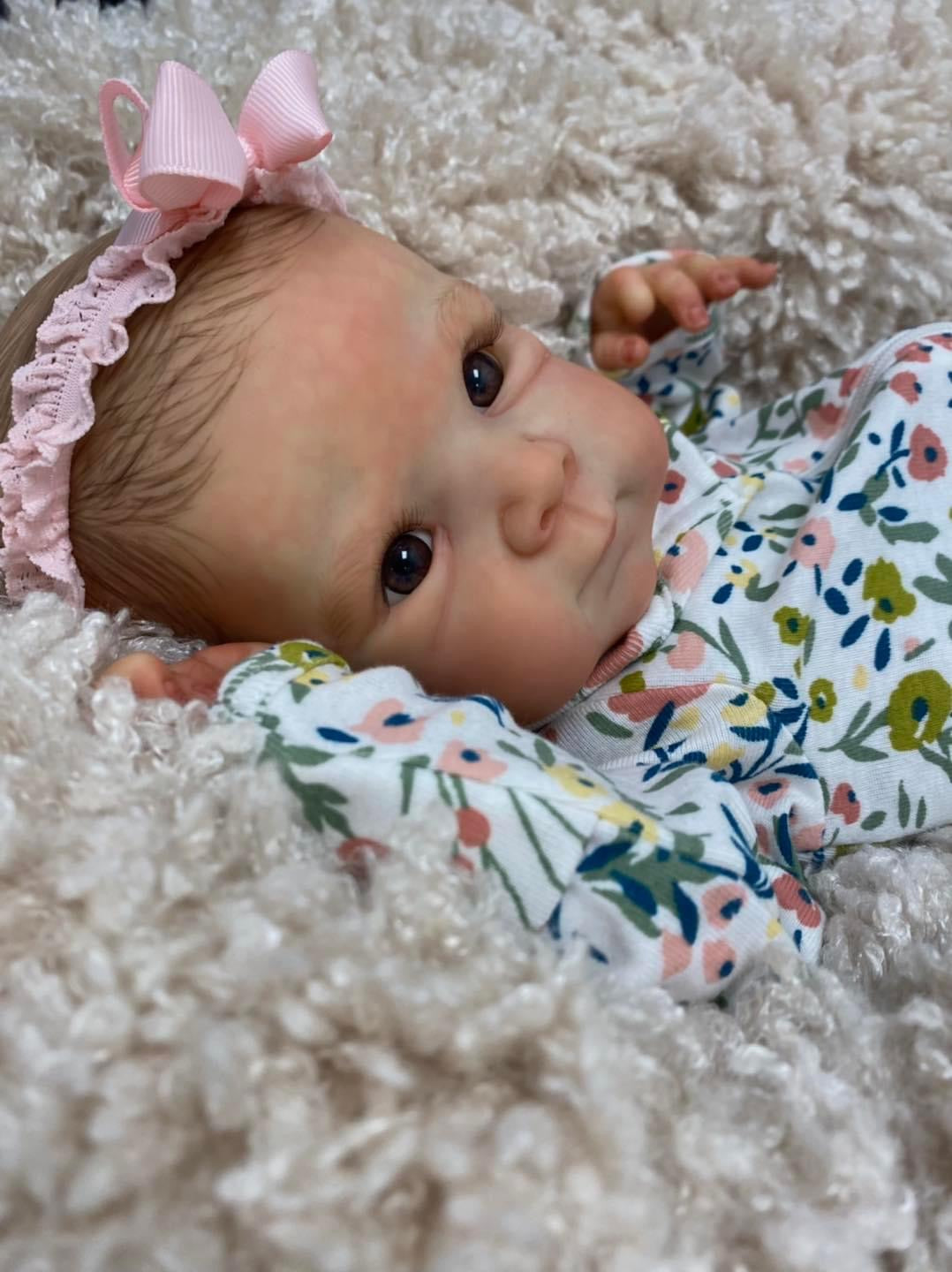 Zero Pam®️Lebensechte Reborn-Babypuppen für Mädchen – 18 Zoll großer, weicher Körper, realistisch – Neugeborenen-Ganzkörper aus Silikonvinyl, anatomisch korrekt, echte Babypuppen, Kinderspielzeug, Geschenke