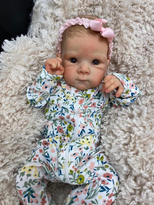 Zero Pam®️Lebensechte Reborn-Babypuppen für Mädchen – 18 Zoll großer, weicher Körper, realistisch – Neugeborenen-Ganzkörper aus Silikonvinyl, anatomisch korrekt, echte Babypuppen, Kinderspielzeug, Geschenke