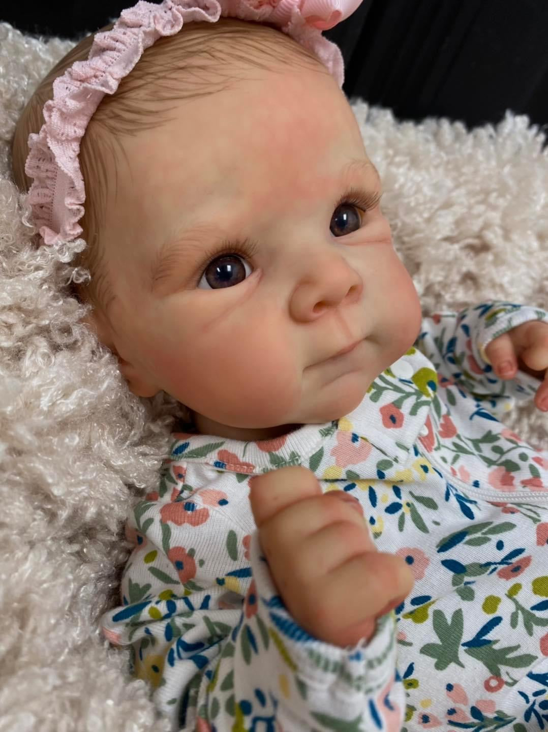 Zero Pam®️Lebensechte Reborn-Babypuppen für Mädchen – 18 Zoll großer, weicher Körper, realistisch – Neugeborenen-Ganzkörper aus Silikonvinyl, anatomisch korrekt, echte Babypuppen, Kinderspielzeug, Geschenke