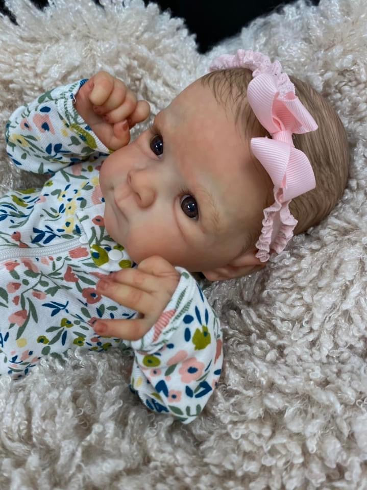 Zero Pam®️Lebensechte Reborn-Babypuppen für Mädchen – 18 Zoll großer, weicher Körper, realistisch – Neugeborenen-Ganzkörper aus Silikonvinyl, anatomisch korrekt, echte Babypuppen, Kinderspielzeug, Geschenke