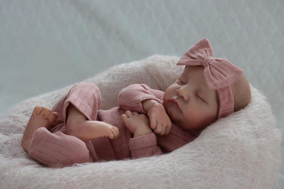 Zero Pam®️48 cm 19 Zoll Reborn Babypuppen sehen aus wie echte Mädchen, realistische Babypuppe, weicher Körper, lebensechte 3D-Hautfarbe, Neugeborenes Baby, Mädchen, Puppenspielzeug