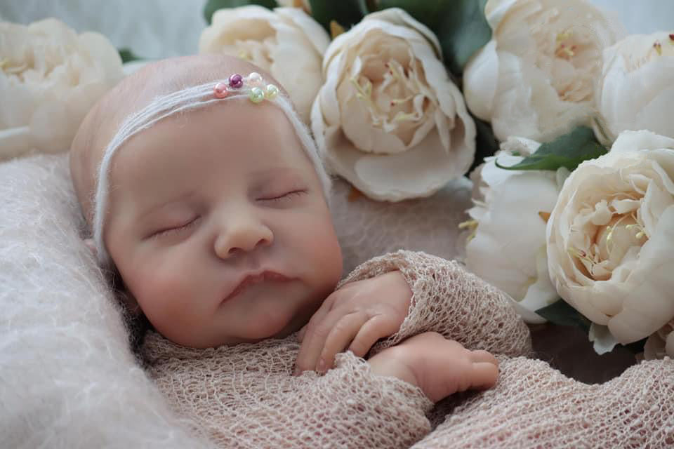 Zero Pam®️48 cm 19 Zoll Reborn Babypuppen sehen aus wie echte Mädchen, realistische Babypuppe, weicher Körper, lebensechte 3D-Hautfarbe, Neugeborenes Baby, Mädchen, Puppenspielzeug