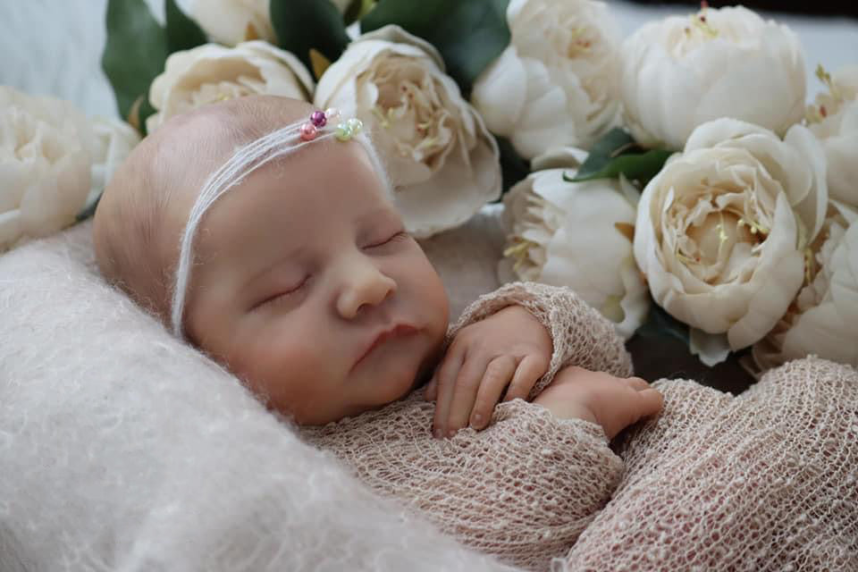 Zero Pam®️48 cm 19 Zoll Reborn Babypuppen sehen aus wie echte Mädchen, realistische Babypuppe, weicher Körper, lebensechte 3D-Hautfarbe, Neugeborenes Baby, Mädchen, Puppenspielzeug