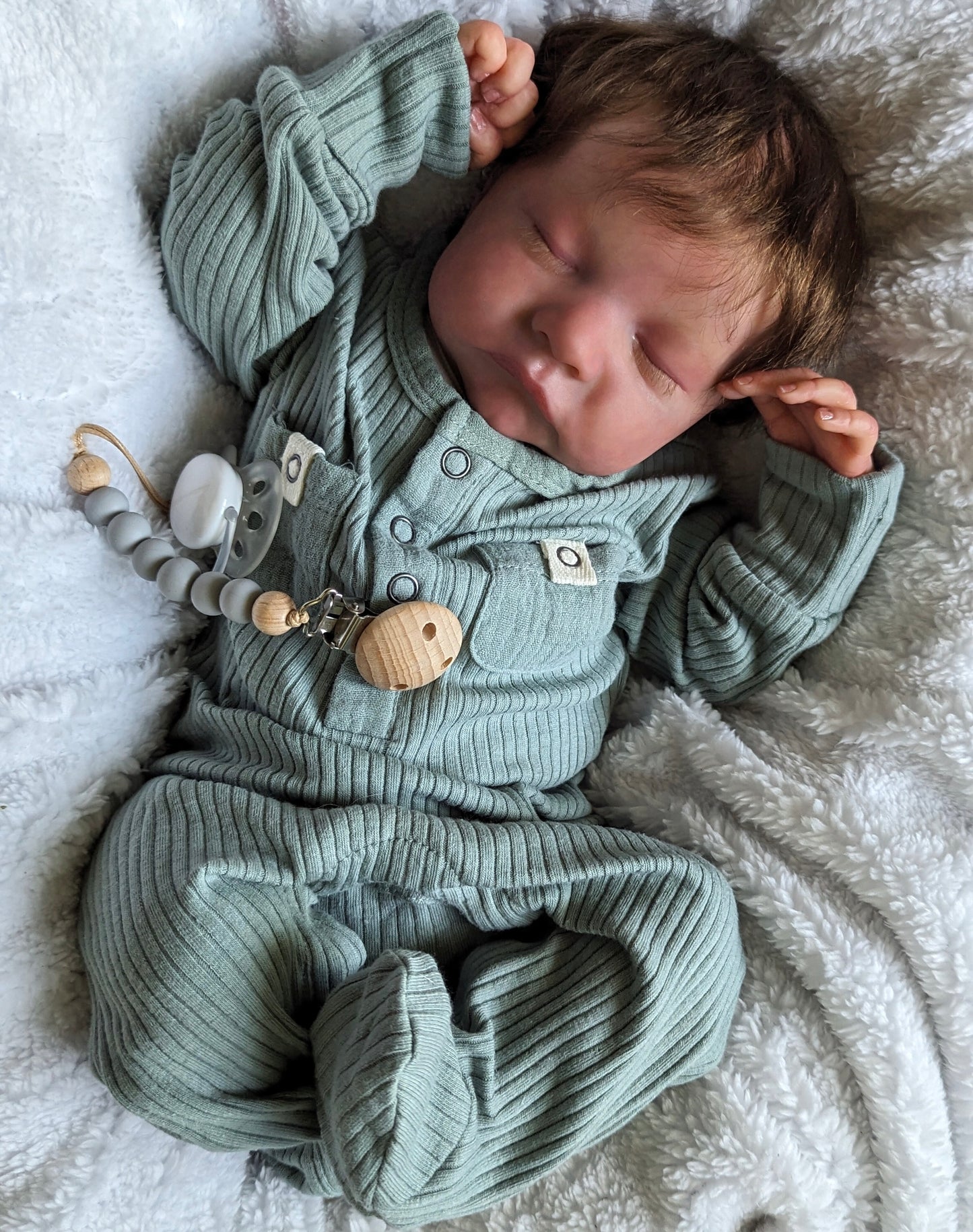 Zero Pam®️Real aussehende neugeborene Babypuppen, weicher Silikonvinyl-Ganzkörper, wiedergeborene Babypuppen für Mädchen, anatomisch korrekt, wasserdicht, Badewanne, Kinderspielzeug, Gifs