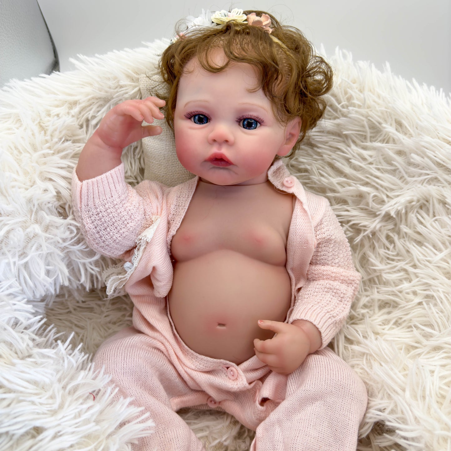Zero Pam®️19 Zoll (48 cm) Reborn-Babypuppen, realistische Babypuppe mit weichem Baumwollkörper, die echt aussieht, lebensechte Frühchen-Babypuppen, weiches Babyspielzeug für Kinder