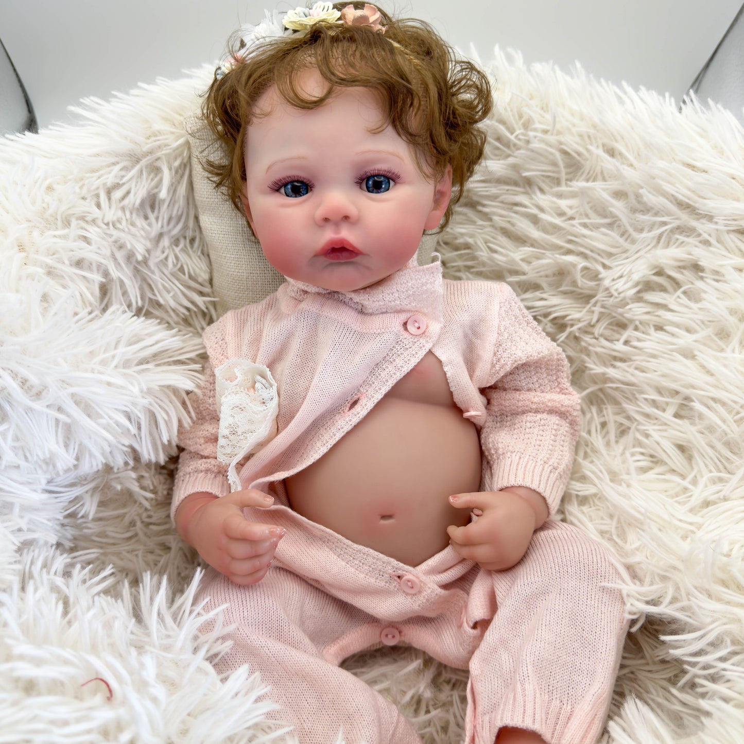 Zero Pam®️19 Zoll (48 cm) Reborn-Babypuppen, realistische Babypuppe mit weichem Baumwollkörper, die echt aussieht, lebensechte Frühchen-Babypuppen, weiches Babyspielzeug für Kinder