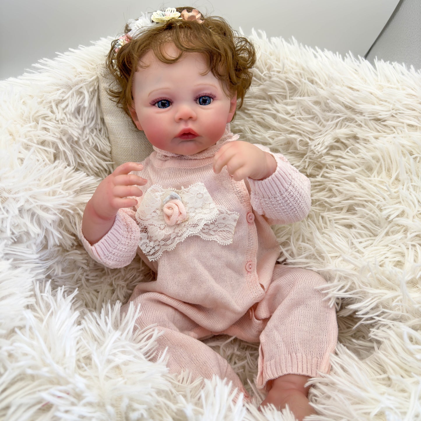 Zero Pam®️19 Zoll (48 cm) Reborn-Babypuppen, realistische Babypuppe mit weichem Baumwollkörper, die echt aussieht, lebensechte Frühchen-Babypuppen, weiches Babyspielzeug für Kinder