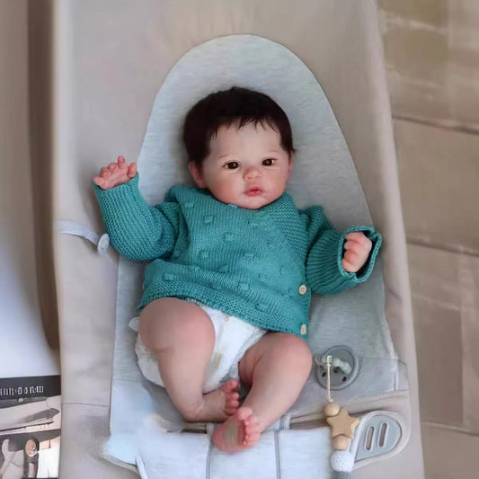 Zero Pam®️19 Zoll (48 cm) Reborn-Babypuppen, realistische Babypuppe mit weichem Baumwollkörper, die echt aussieht, lebensechte Frühchen-Babypuppen, weiches Babyspielzeug für Kinder