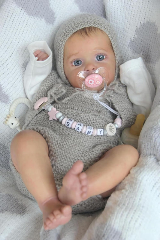 Zero Pam®️Lebensechte Reborn-Babypuppen, 19 Zoll, weicher Stoffkörper, Neugeborenenpuppe, Mädchen und Junge, die echt aussehen, für Kinder ab 3 Jahren