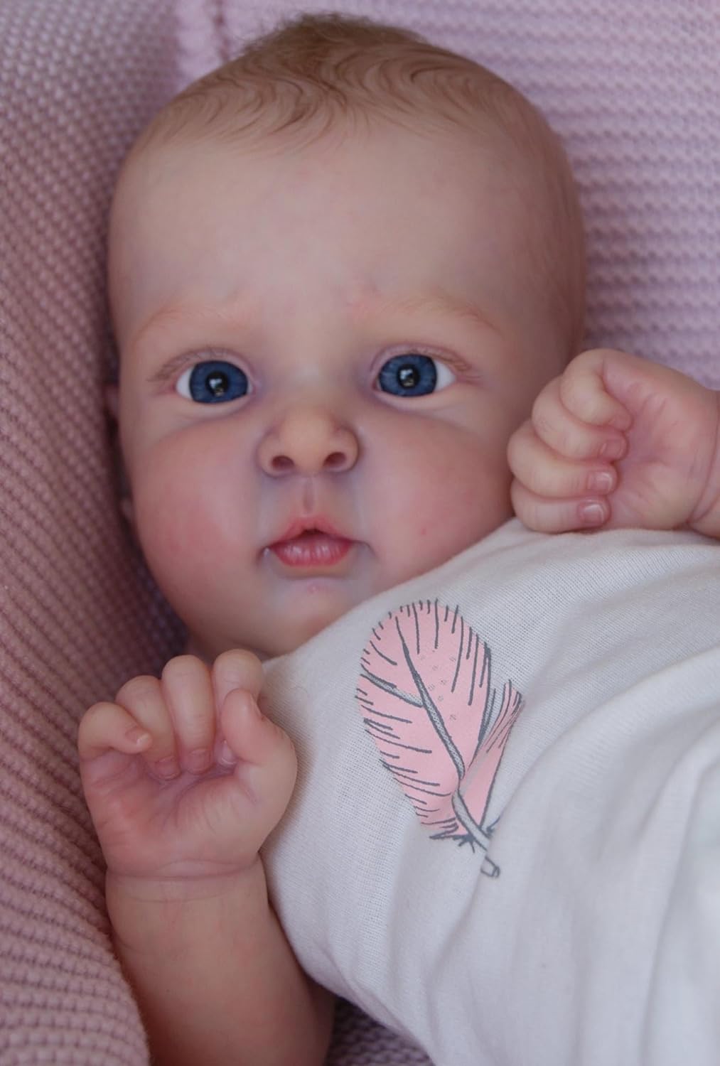 Zero Pam®️ Mollige Reborn-Babypuppen für Mädchen und Jungen – 19 Zoll große, realistische Neugeborenen-Babypuppen, lebensechte, handgefertigte Reborn-Puppe mit weichem Stoffkörper, Geburtstags- und Weihnachtsgeschenke