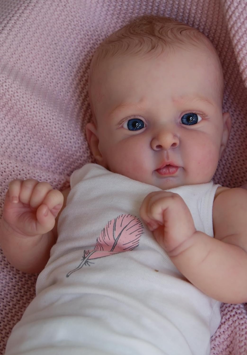 Zero Pam®️ Mollige Reborn-Babypuppen für Mädchen und Jungen – 19 Zoll große, realistische Neugeborenen-Babypuppen, lebensechte, handgefertigte Reborn-Puppe mit weichem Stoffkörper, Geburtstags- und Weihnachtsgeschenke