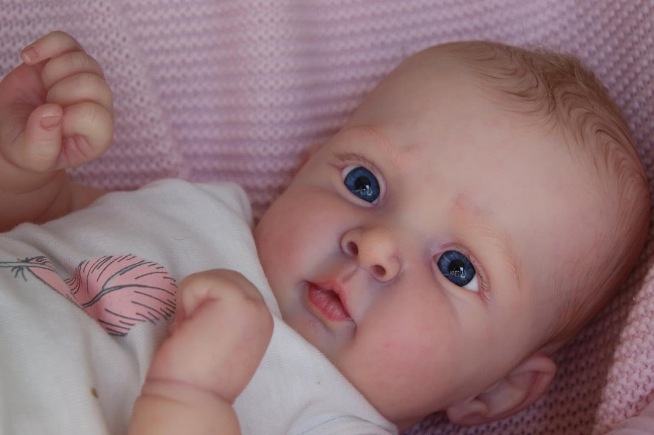 Zero Pam®️ Mollige Reborn-Babypuppen für Mädchen und Jungen – 19 Zoll große, realistische Neugeborenen-Babypuppen, lebensechte, handgefertigte Reborn-Puppe mit weichem Stoffkörper, Geburtstags- und Weihnachtsgeschenke