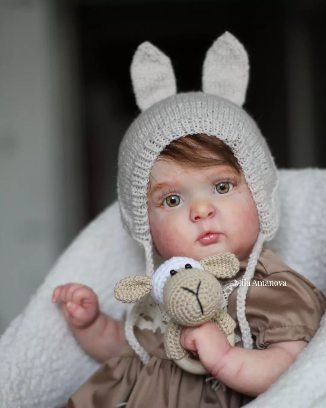 Zero Pam®️Lebensechte Reborn-Babypuppen, 19 Zoll, Neugeborenenpuppe aus Silikonvinyl, Mädchen, die echt aussieht, weicher Stoffkörper, für Kinder ab 3 Jahren