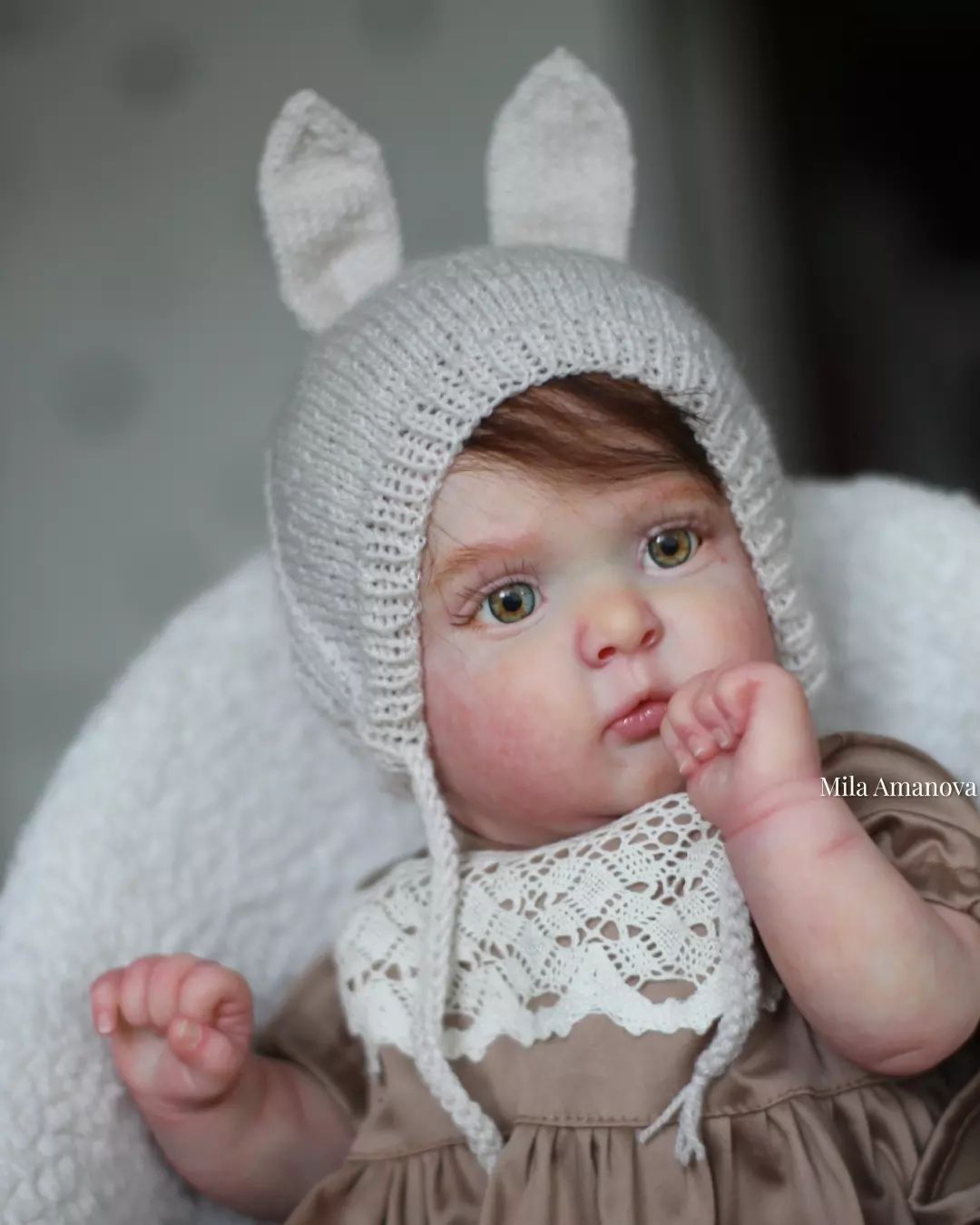 Zero Pam®️Lebensechte Reborn-Babypuppen, 19 Zoll, Neugeborenenpuppe aus Silikonvinyl, Mädchen, die echt aussieht, weicher Stoffkörper, für Kinder ab 3 Jahren