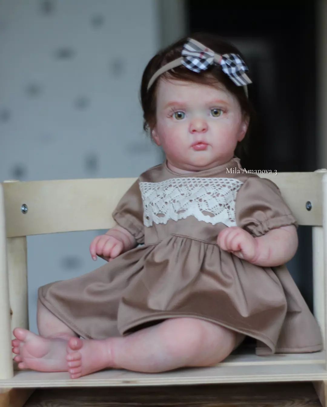 Zero Pam®️Lebensechte Reborn-Babypuppen, 19 Zoll, Neugeborenenpuppe aus Silikonvinyl, Mädchen, die echt aussieht, weicher Stoffkörper, für Kinder ab 3 Jahren