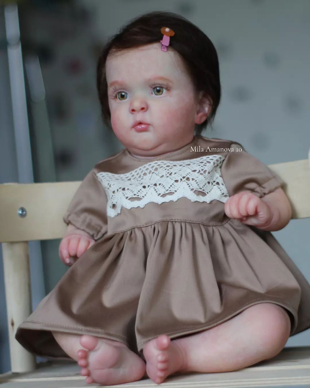 Zero Pam®️Lebensechte Reborn-Babypuppen, 19 Zoll, Neugeborenenpuppe aus Silikonvinyl, Mädchen, die echt aussieht, weicher Stoffkörper, für Kinder ab 3 Jahren