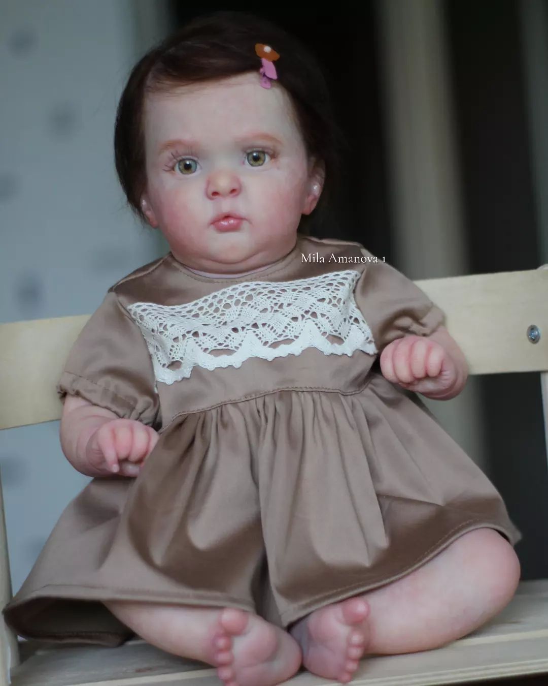 Zero Pam®️Lebensechte Reborn-Babypuppen, 19 Zoll, Neugeborenenpuppe aus Silikonvinyl, Mädchen, die echt aussieht, weicher Stoffkörper, für Kinder ab 3 Jahren