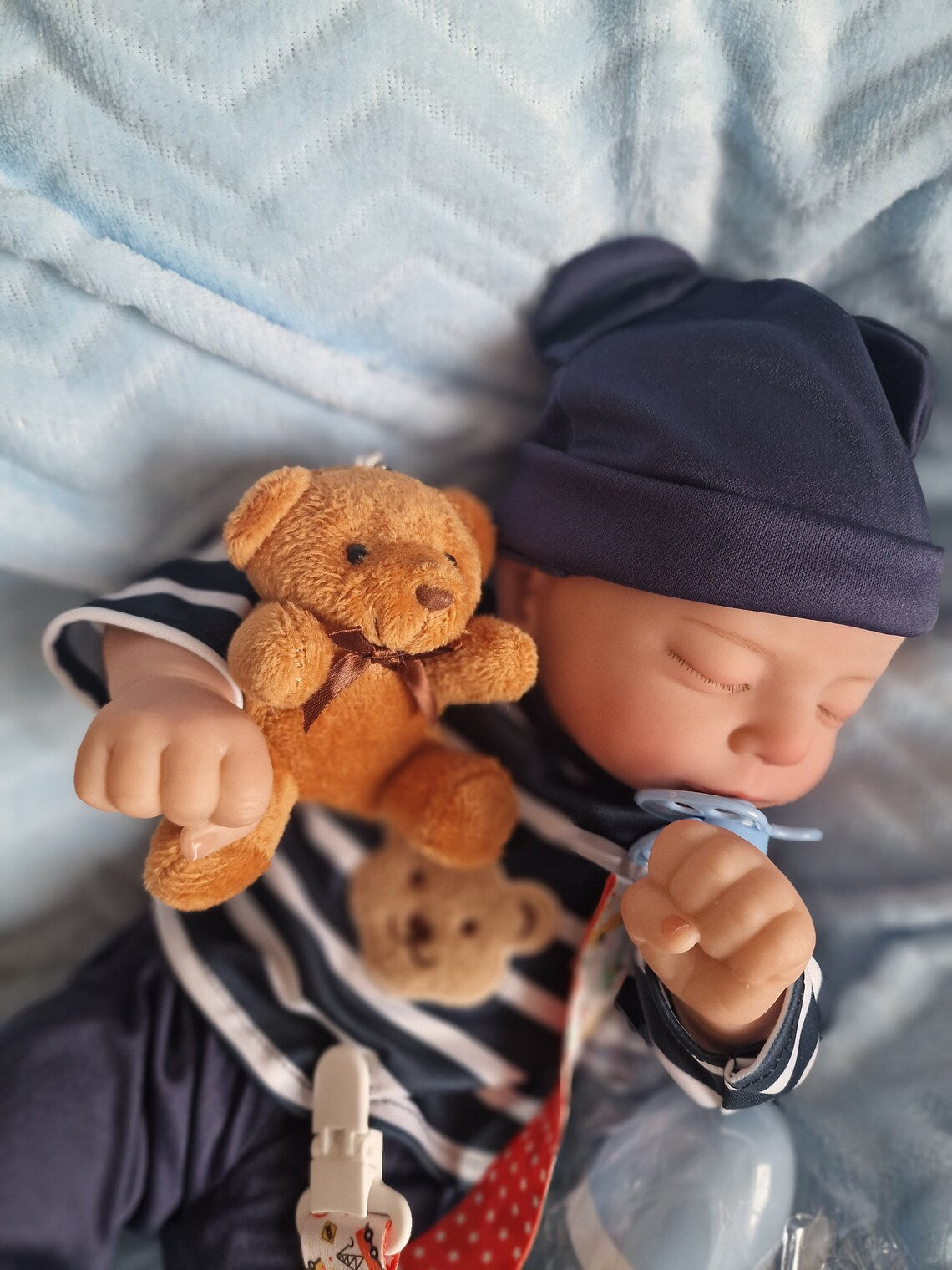 Zero Pam®️Reborn-Puppen, 19 Zoll große, realistische Neugeborenen-Babypuppen mit weichem Körper, die echt aussehen, für Kinder ab 3 Jahren
