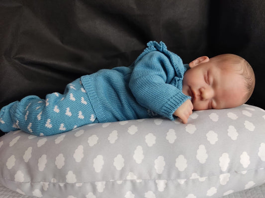 Zero Pam®️19 Zoll 48 cm Reborn Babypuppen Realistische Babypuppe mit weichem Baumwollkörper Schlafende lebensechte Frühchen-Babypuppen Weiches Babyspielzeug für Kinder