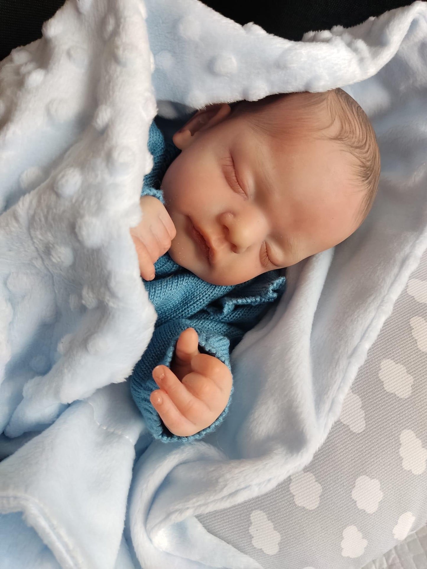 Zero Pam®️19 Zoll 48 cm Reborn Babypuppen Realistische Babypuppe mit weichem Baumwollkörper Schlafende lebensechte Frühchen-Babypuppen Weiches Babyspielzeug für Kinder