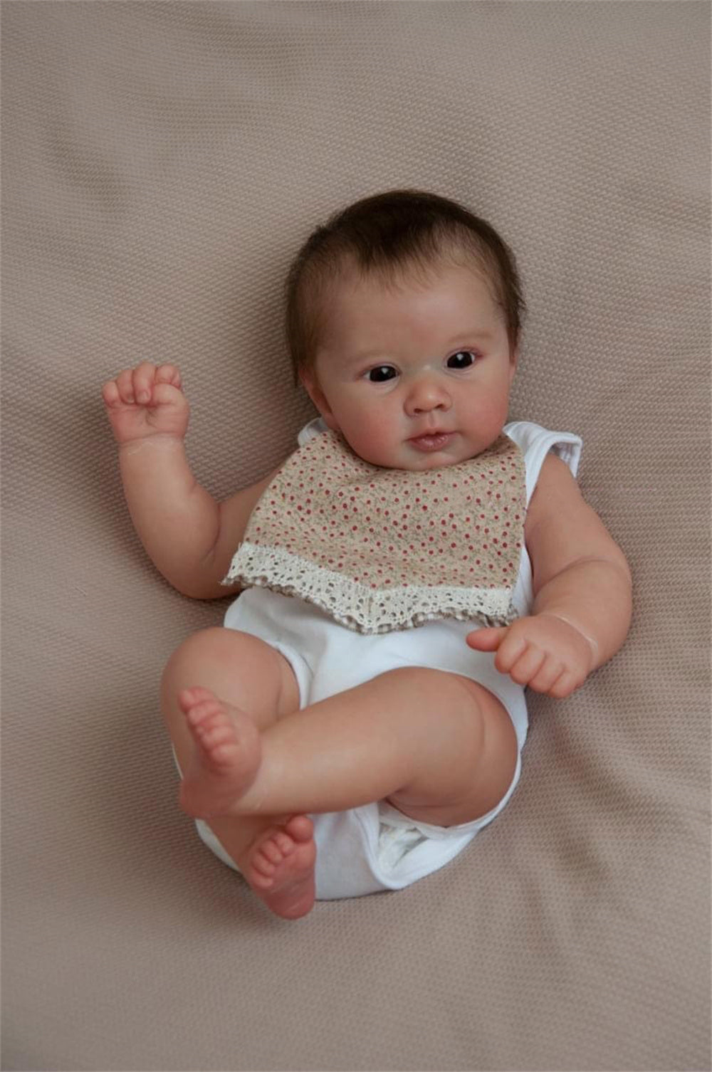 Zero Pam®️20 Zoll 50CM Reborn-Puppen Realistische Reborn-Babypuppen, die echt aussehen Lebensechte Neugeborene Kleinkinder Echte Babypuppe mit handgeknüpftem Haar Geburtstags-Weihnachtsspielzeug-Geschenke