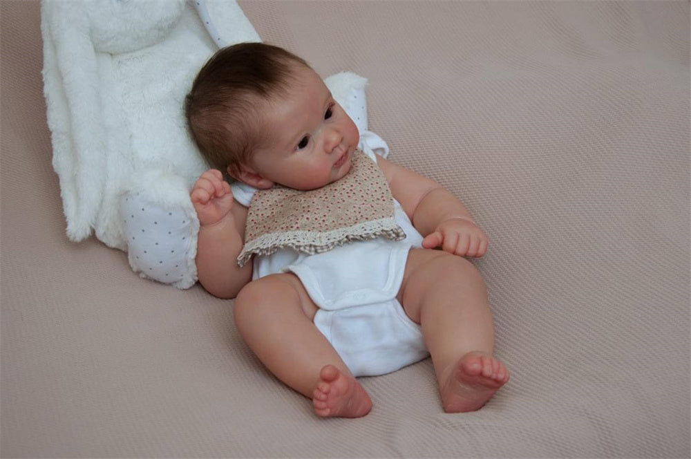 Zero Pam®️20 Zoll 50CM Reborn-Puppen Realistische Reborn-Babypuppen, die echt aussehen Lebensechte Neugeborene Kleinkinder Echte Babypuppe mit handgeknüpftem Haar Geburtstags-Weihnachtsspielzeug-Geschenke