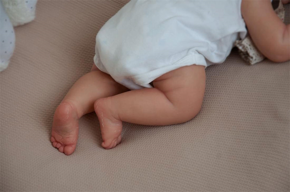Zero Pam®️20 Zoll 50CM Reborn-Puppen Realistische Reborn-Babypuppen, die echt aussehen Lebensechte Neugeborene Kleinkinder Echte Babypuppe mit handgeknüpftem Haar Geburtstags-Weihnachtsspielzeug-Geschenke