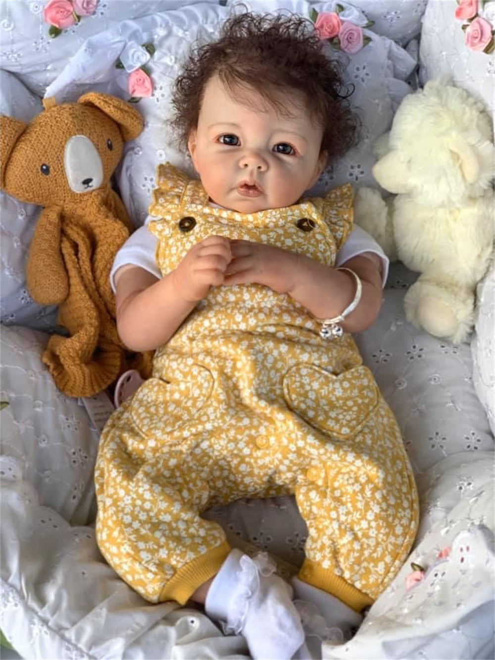 Zero Pam®️50CM 20 Zoll Reborn Babypuppen Handgemachte Reborn Kleinkind Mädchen Puppe mit Weicher Baumwolle Körper Puppe