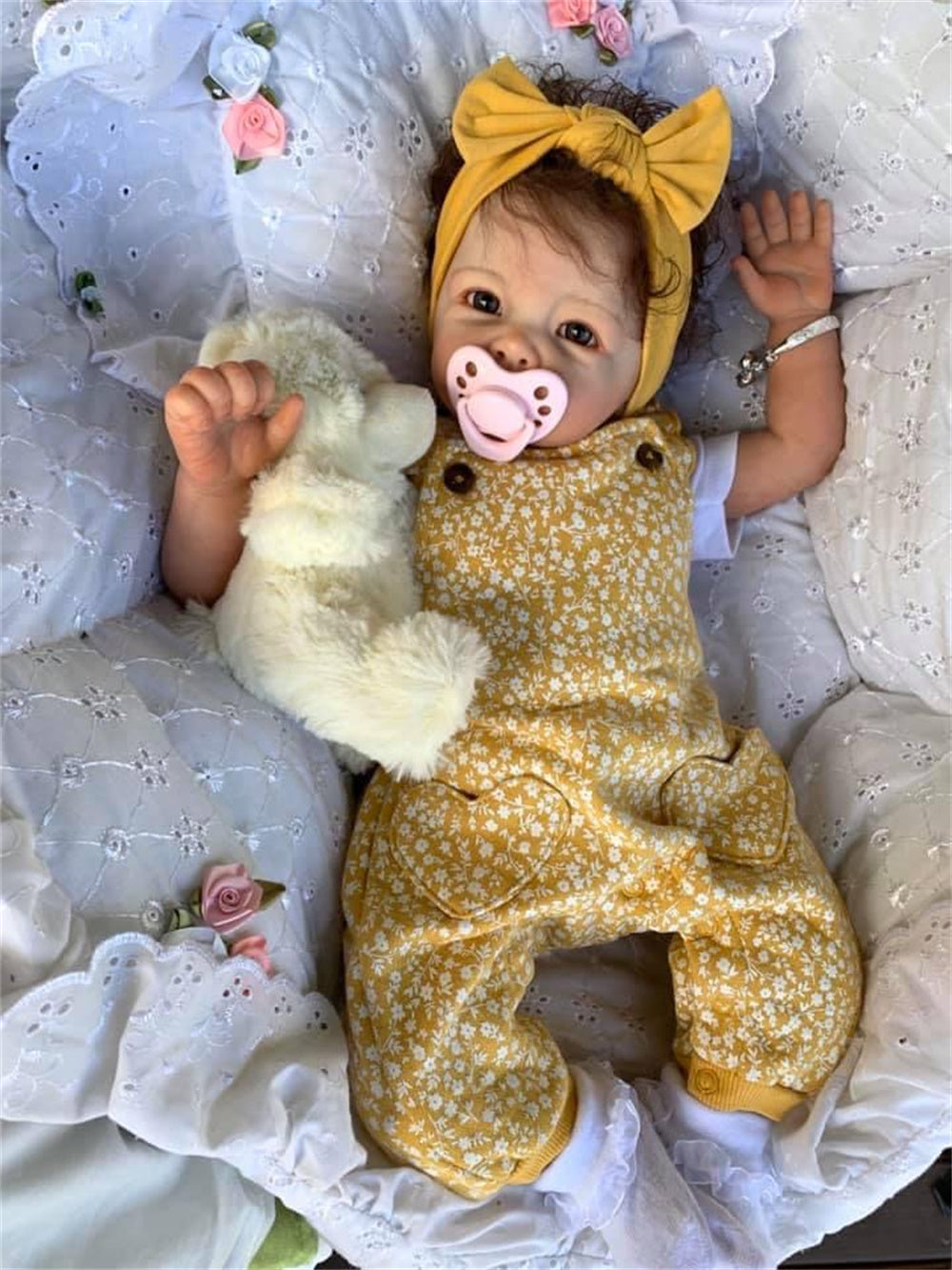 Zero Pam®️50CM 20 Zoll Reborn Babypuppen Handgemachte Reborn Kleinkind Mädchen Puppe mit Weicher Baumwolle Körper Puppe