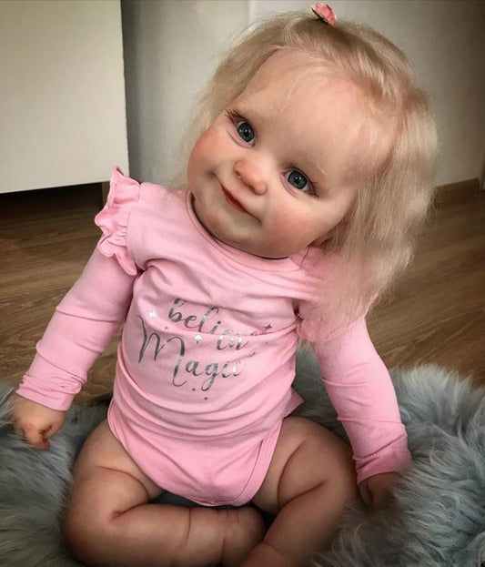 Zero Pam®️ 20 Zoll Ganzkörper-Reborn-Babypuppen aus Silikon für Mädchen, lebensechte, realistische Neugeborenen-Babypuppen, anatomisch korrektes, wasserdichtes Badespielzeug für Kinder ab 3 Jahren