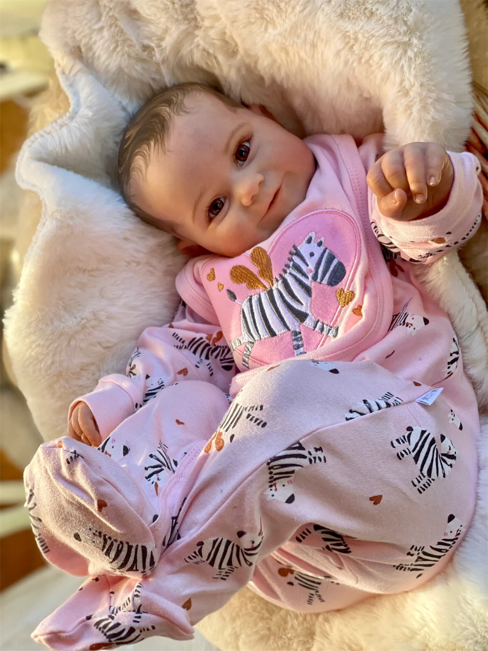 Zero Pam®️20 Zoll Realistische Reborn Babypuppen Mädchen Ganzkörper Vinyl Silikon Baby Waschbar Lebendig Spielzeug Geschenk für Kinder