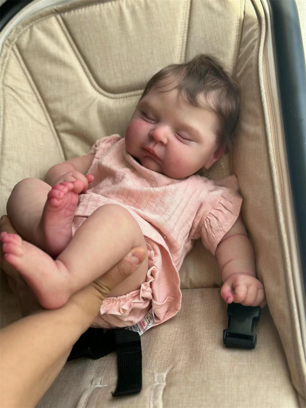 Zero Pam®️ 20 Zoll Reborn-Babypuppen, 3D-Haut, realistische Babypuppe, weicher, kuscheliger Körper, lebensechte Neugeborenenpuppen für Mädchen mit Geschenkset für Kinder ab 3 Jahren