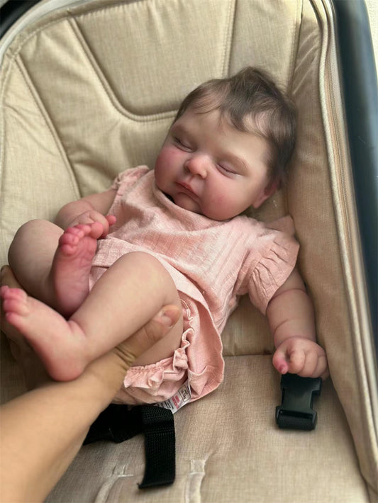 Zero Pam®️ 20 Zoll Reborn-Babypuppen, 3D-Haut, realistische Babypuppe, weicher, kuscheliger Körper, lebensechte Neugeborenenpuppen für Mädchen mit Geschenkset für Kinder ab 3 Jahren