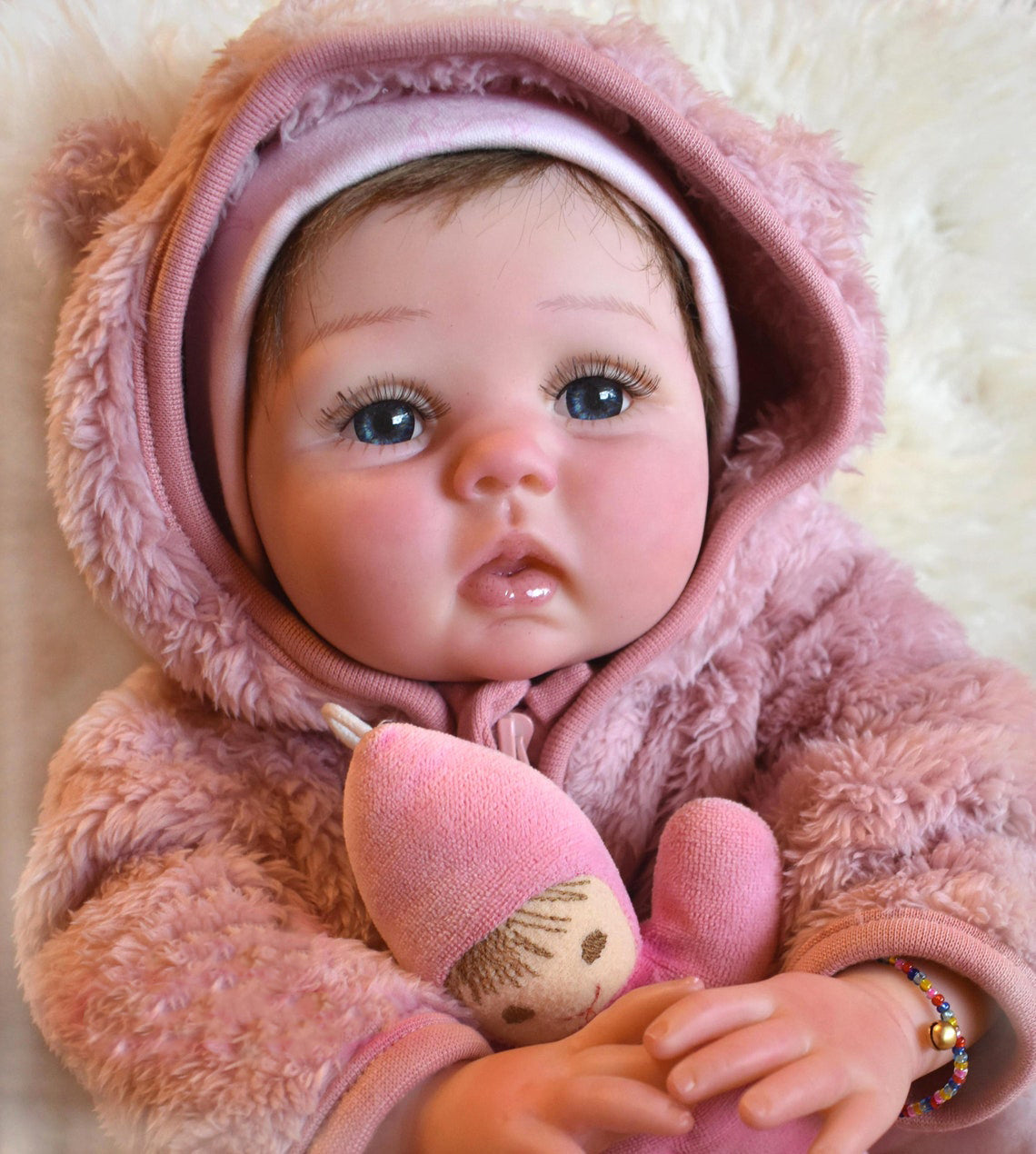 Zero Pam®️lebensechte Reborn-Babypuppen Zero Pam – 55,9 cm, sieht aus wie ein echtes Baby, realistisch – Neugeborenen-Babypuppen, entzückende Babypuppen im echten Leben, Geschenkset für Kinder ab 3 Jahren