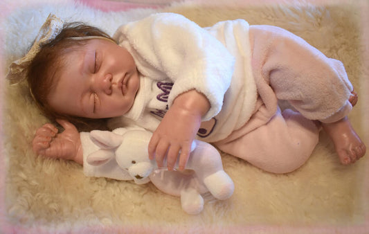 Zero Pam®️Reborn-Puppen, Neugeborene Babypuppen, Mädchen und Jungen, 55,9 cm, lebensechter Silikonkörper aus weichem Stoff, handgefertigt, Reborn-Babypuppe, Spielzeug-Gifs