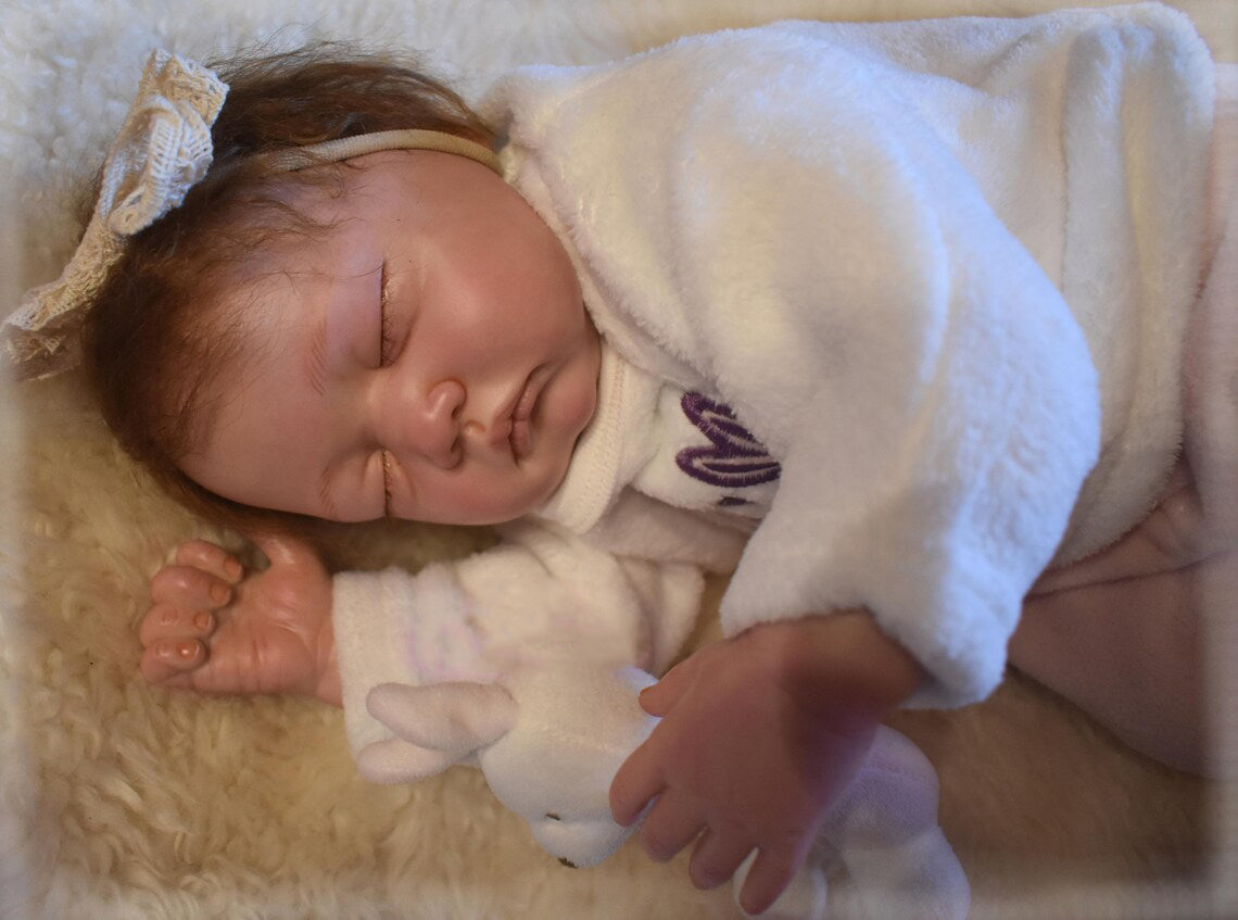 Zero Pam®️Reborn-Puppen, Neugeborene Babypuppen, Mädchen und Jungen, 55,9 cm, lebensechter Silikonkörper aus weichem Stoff, handgefertigt, Reborn-Babypuppe, Spielzeug-Gifs